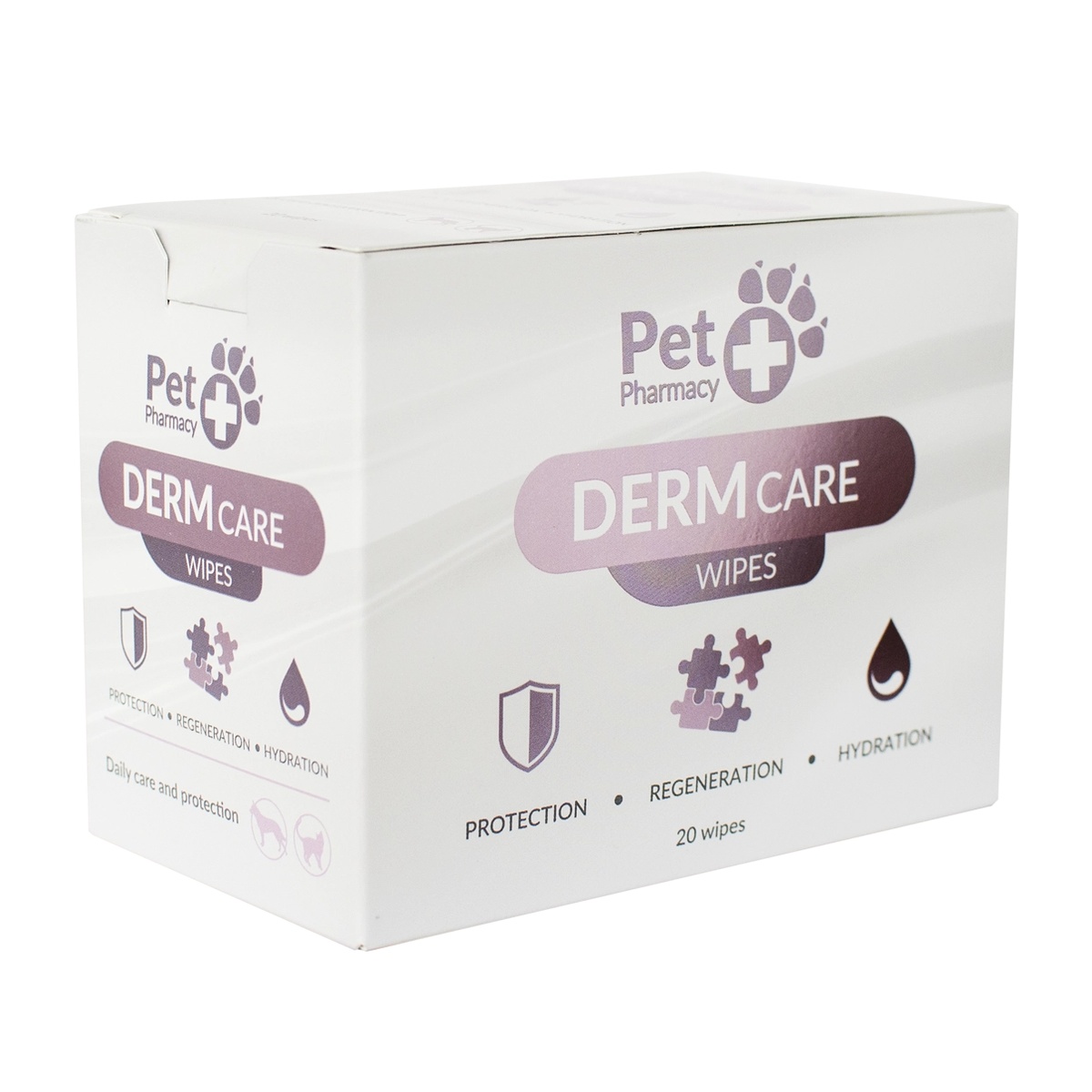 DERM CARE Wipes, 20 ks